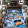 Pocoyo Personalized Name Floor Rug Office Rug Suitable for Dining Room Playrooms Kitchen Entryway Anti-slip Rug Anime Office Decor