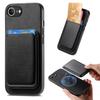 For iPhone 16e Case Detachable Magnetic Card Bag Leather Phone Back Cover