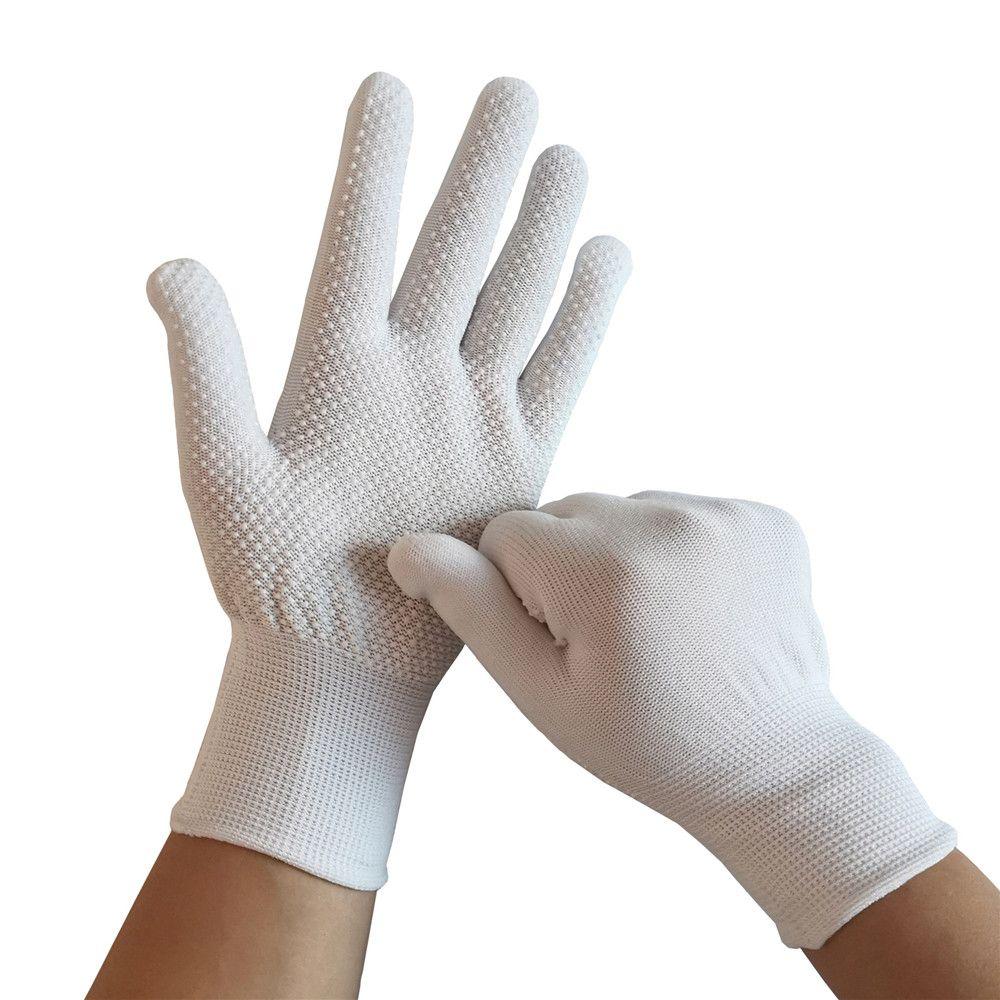 Sun Protection Stretch Full Finger Work Gloves Driving Mittens Anti-Slip Fishing Gloves