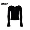 ONLY Women's Lace Trim Flared Sleeve Knit Top