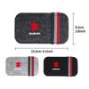 Car Sun Visor Sunglasses Storage Clips Suede Glasses Protective Bag For Suzuki SX4 Samurai Spacia Swift Jimny Grand Vitara IGNIS