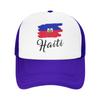 Haiti Flag Haitian Mesh Baseball Caps Adult HipHop Sun Hats  Hats Breathable Summer Trucker Hat