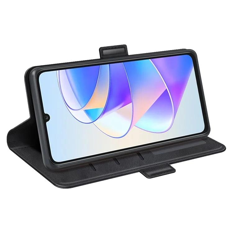 Чехол для телефона Honor X7a 4G из кожи теленка с текстурой магнитная подставка кошелек чехол для сотового телефона