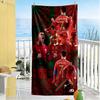 Cristiano Ronaldo Beach Towel Super Soft Microfiber Quickdry Fabric Comfortable Lightweight Suitable for Swimming, Gym, Camping, Yoga Vacation