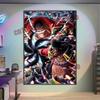 Monkey D Luffy Epic Anime Poster  Dynamic One Piece Premium Canvas Wall Decor Ideal for Bedroom  Anime Collection Fans