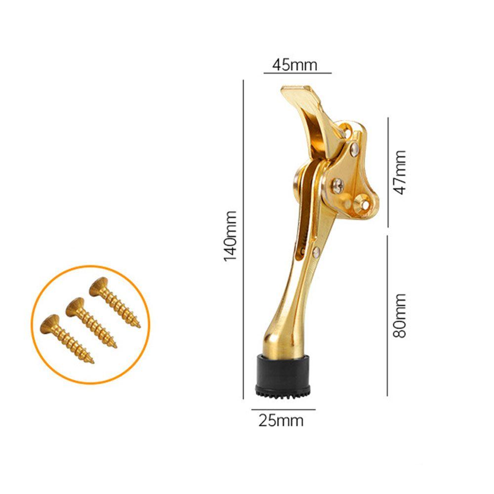 Клейкий цинковый сплав, противоударный, стопор двери, защитные настенные защитные устройства, напольный держатель для дверного упора
