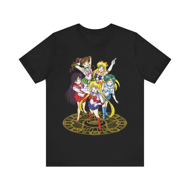 Anime Sailor Moon Sailor Scouts T Shirt Size S - 5Xl Gift For Friends, Kids