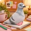 Мягкая Игрушка Плюшевый Голубь Высокое Качество Реалистичные Глаза Реалистичный Плюшевый Голубь Цвет Белого Голубя