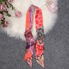 Brand Horse Bag Scarf 2024 New Design Wow Women Luxury 100% Silk Scarf Fashion Headwear Skinny Hair Scarves Neckerchief