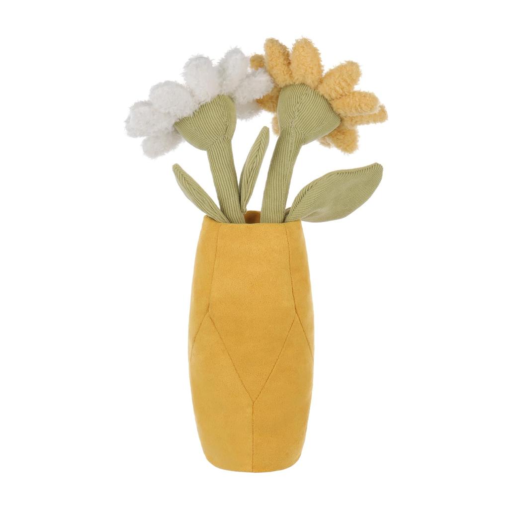 Apricot Lamb Daisy Vase Plush Soft and Cute Stuffed Animal for Babies and Plush Daisy Vase 35cm Children's Animal, Boys,