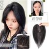 QIAOXI Hair Piece Point All Hand Black Partical Human Medical Top of Conceals Grey Super Realistic Small Face Отлично подходит для верхних волос, увеличенный объем