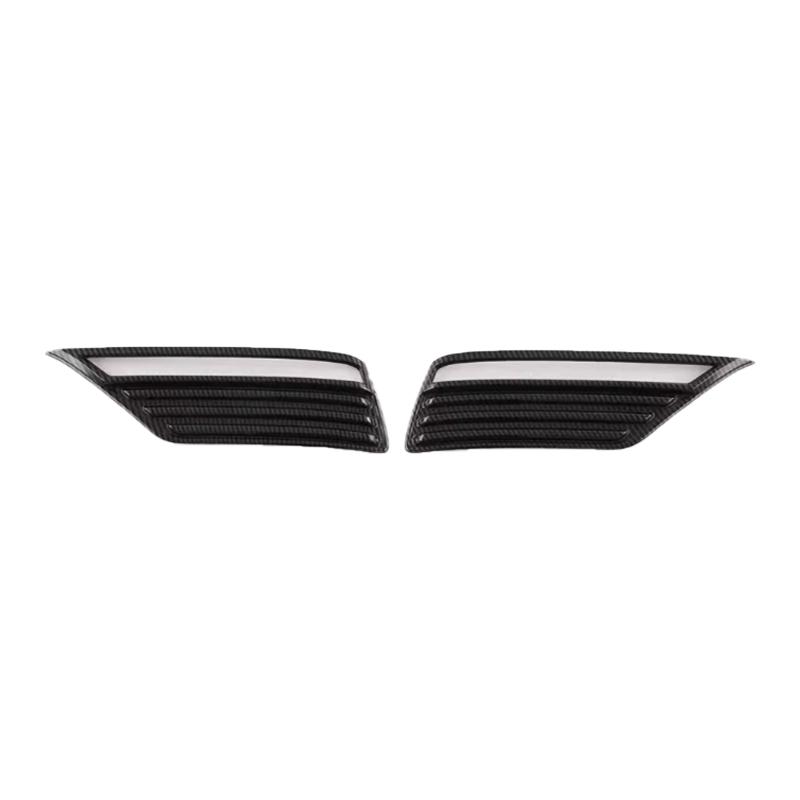 2 шт. для Toyota Land Cruiser 300 LC300 2022 2023, задний бампер автомобиля, противотуманные фары, накладка на рамку, крышка