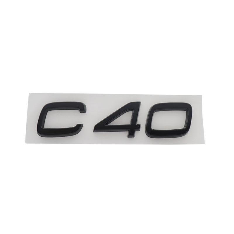 3D Премиум C30 C40 Буквы для Швеция Внедорожник Внедорожный автомобиль Капот двигателя Крыло багажник Хвост Задняя наклейка Эмблема Значок Наклейка