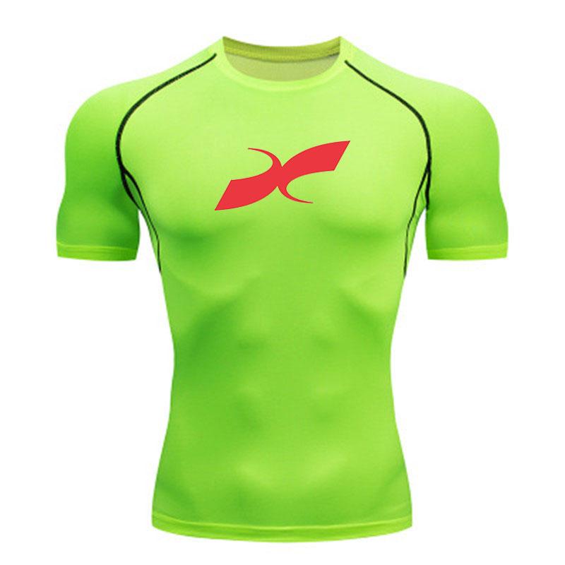 Men's Quick Dry Compression Athletic T-shirt Breathable Elas