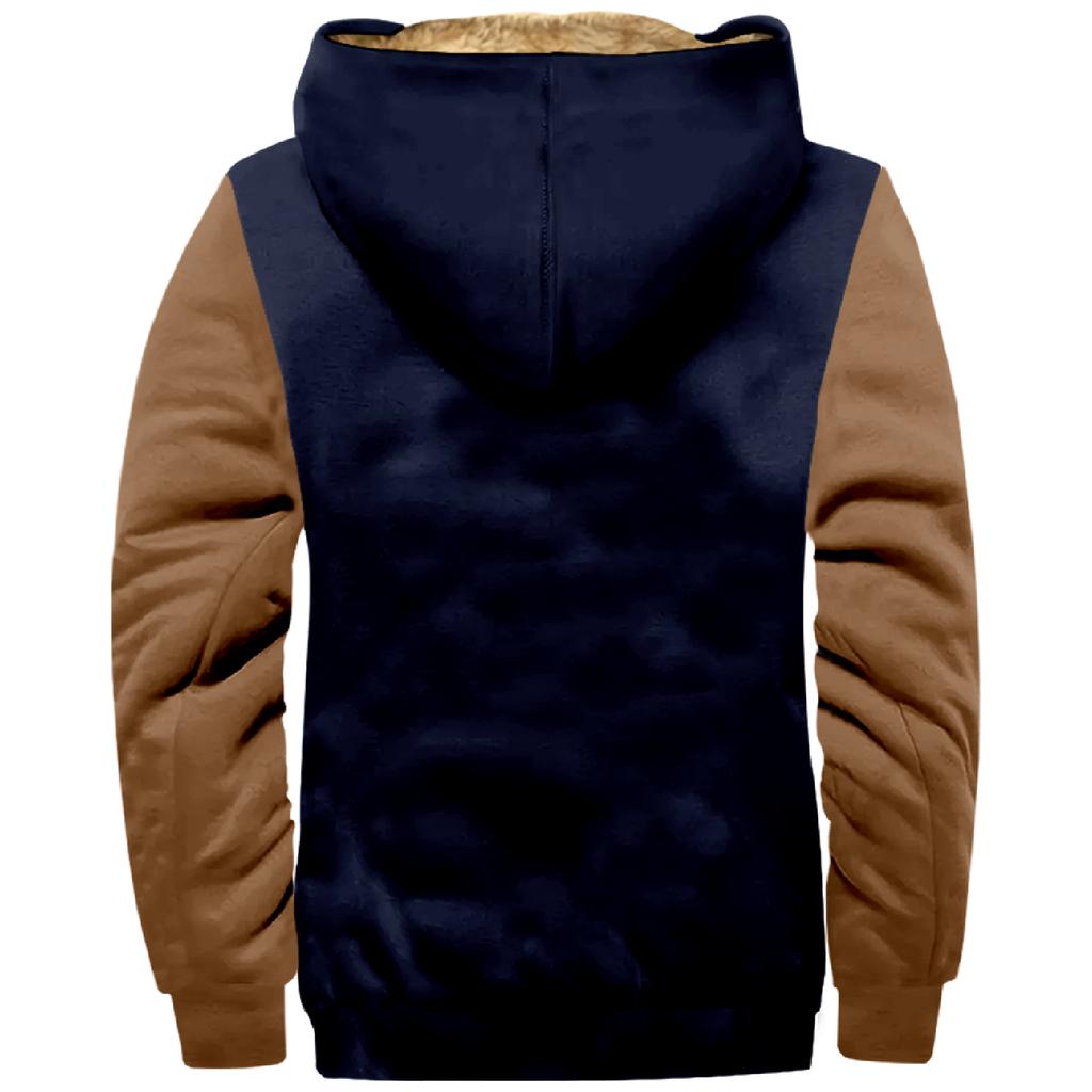 Men's Thickened Button Double Pocket Jacket With Pocket Insert Cotton Jacket