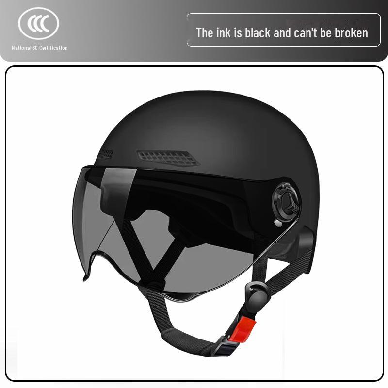 Легкий шлем для электровелосипеда, сертифицированный 3C, для мужчин и женщин — летняя защита от солнца, полушлем