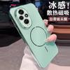 Чехол для Honor 200 200 Pro 400 Магнитный чехол для телефона Матовый Ударопрочный Полное покрытие с пленкой для объектива Силиконовый защитный чехол