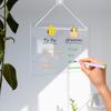 Dry Erase White Board Hanging Whiteboard Noteboard Planning Marker Acrylic for Wall Office
