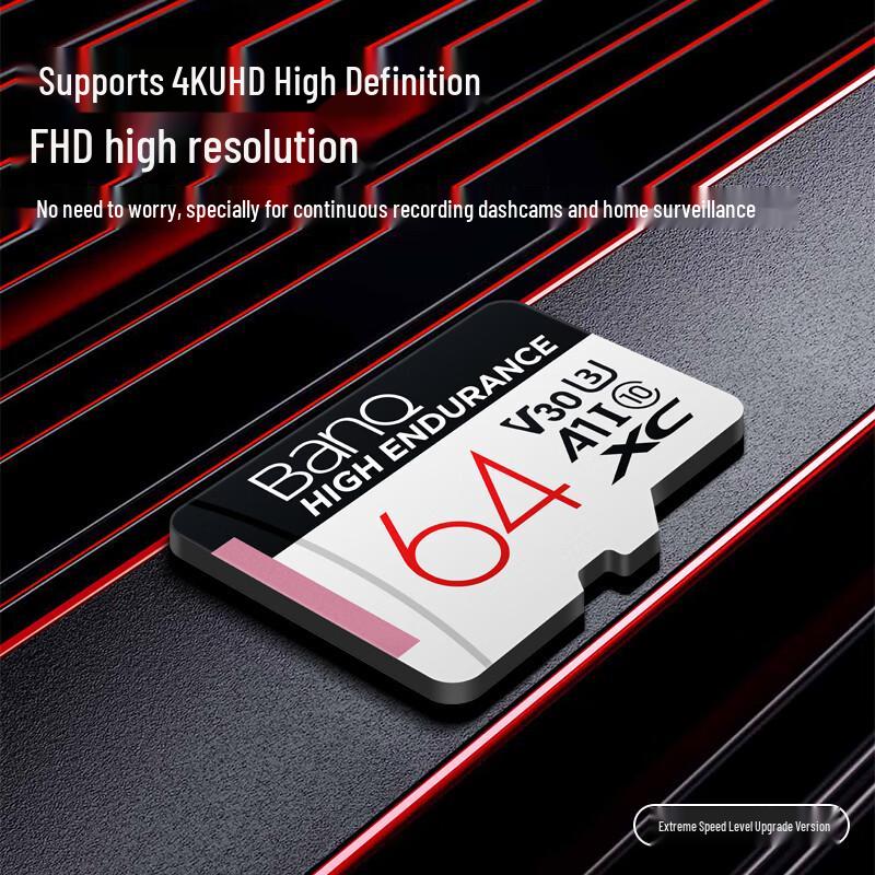 Карта MicroSD Banq 64 ГБ A1 U3 V30 4K