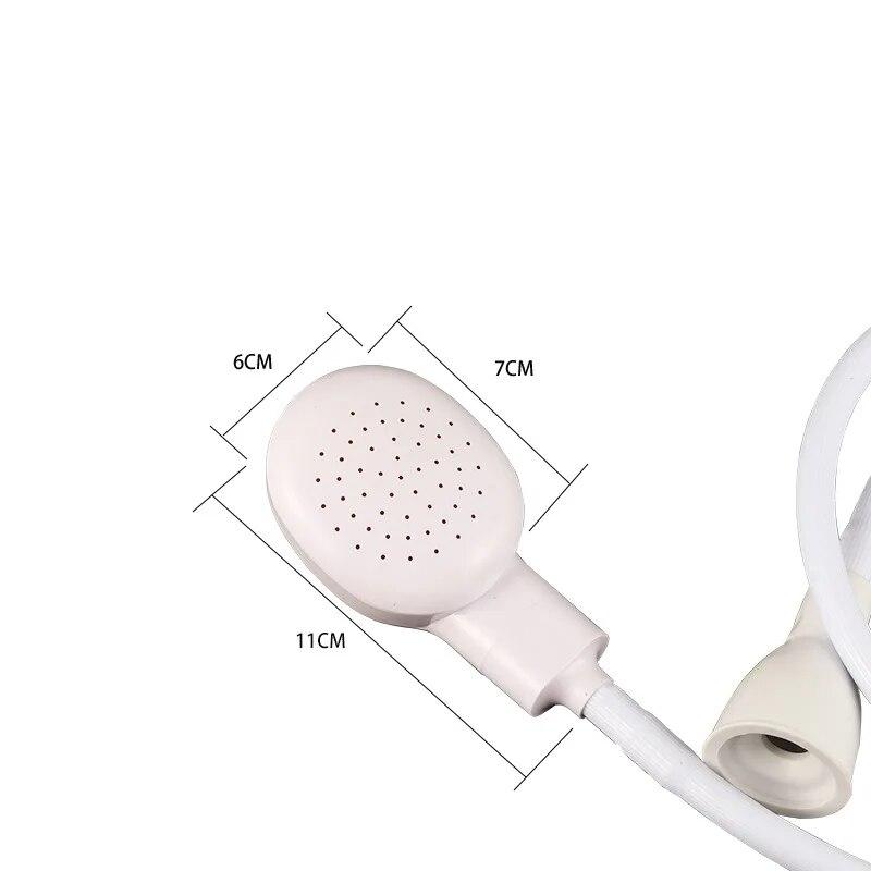 Портативный универсальный удлинитель для смесителя, насадка для душа, простой распылитель для мытья, чистка волос для людей, домашних животных, аксессуары для душа в ванной комнате