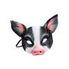 Half Face Animal Cosplay Novelty Animal for Festival Party Adults