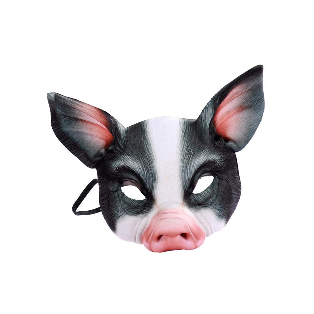 Half Face Animal Cosplay Novelty Animal for Festival Party Adults