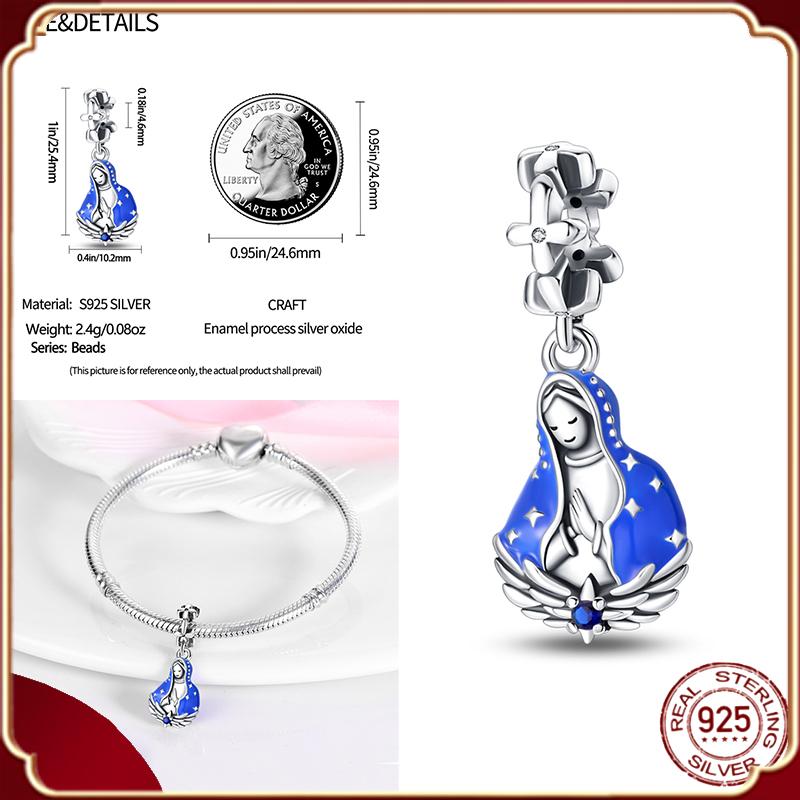 Подвески Plata De Ley S925, серебряный хамелеон, светящийся светлячок, самолет, чемодан, подходит для S925, оригинальные браслеты, кулон, ювелирные изделия своими руками