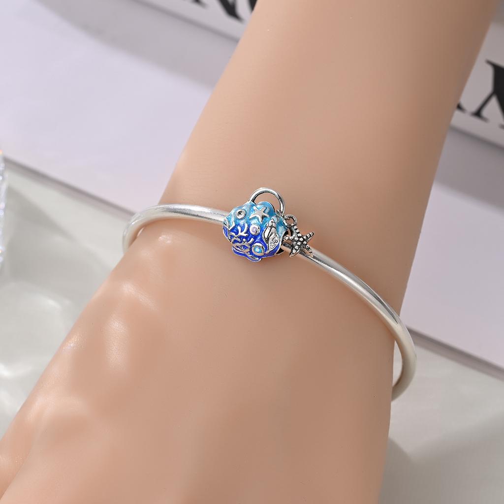 Новые Оригинальные Медные Океанические Шармы Морская Звезда Кит Морской Конёк Ракушка Бусины Для Ожерелий Браслетов Сделай Сам Подарок Ювелирные Изделия