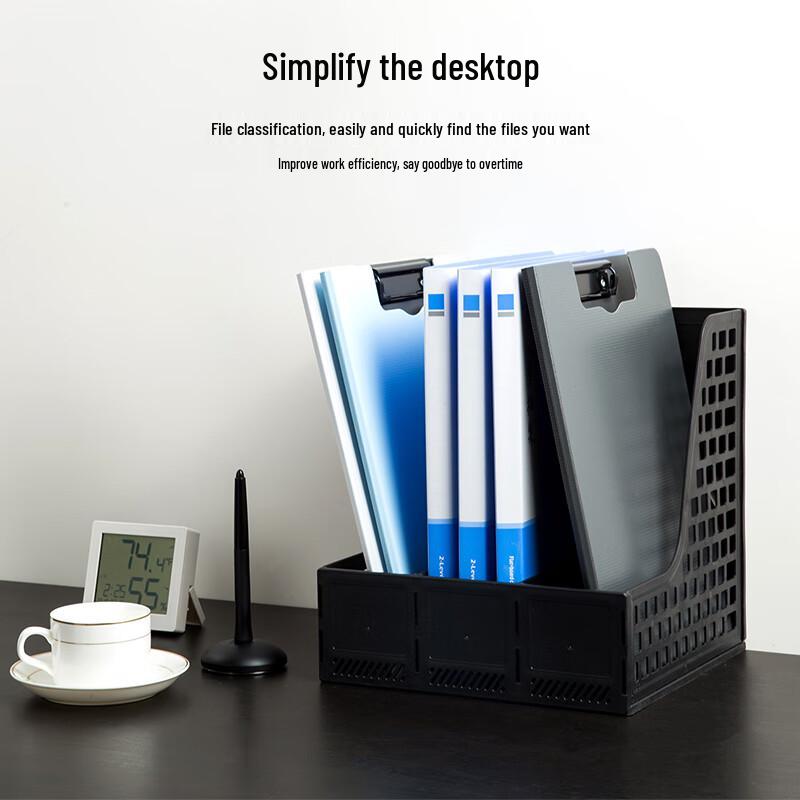 Deli 3-Tier Detachable Mesh Desktop File Organizer