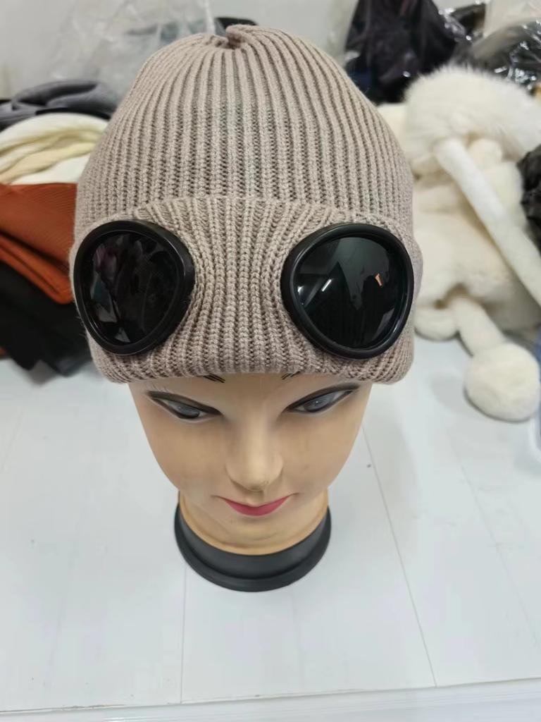 Женская и мужская зимняя ветрозащитная вязаная шапка для защиты ушей от ветра и холода, утолщенная лыжная вязаная шапка