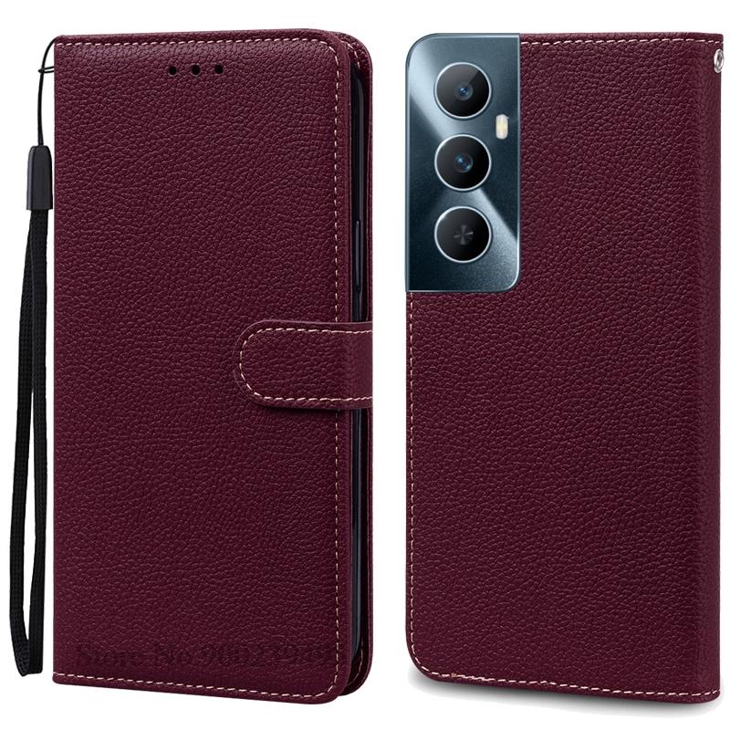 Для Realme C65 Чехол Кожаный Кошелек Книжка Чехол для Телефона Для Realme C65 4G Coque Fundas Для Oppo Realme C65 Чехол для Телефона