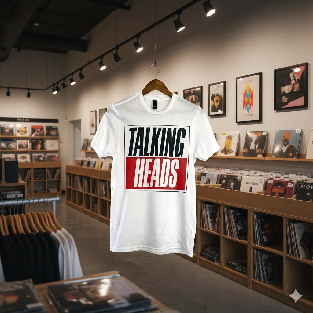 Men's and Women's T-shirts Talking Heads Logo