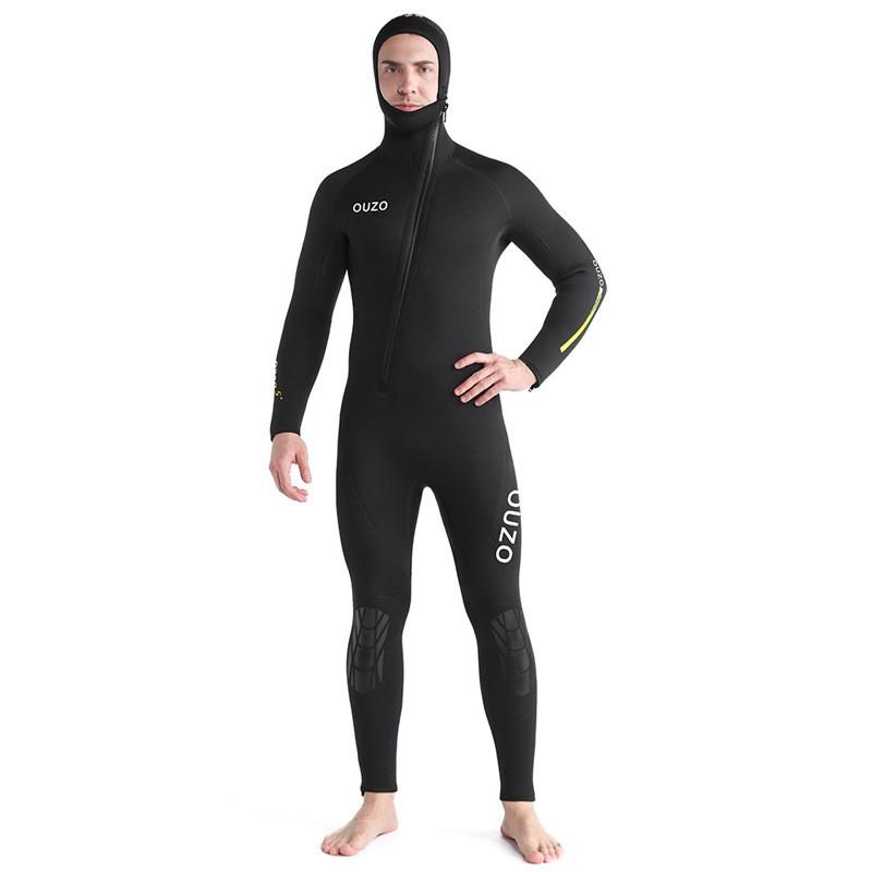 Diving Wetsuit 5mm Neoprene Fullsuit Men Women Warmth Protection Surfing Snorkeling Swimming Water Sports