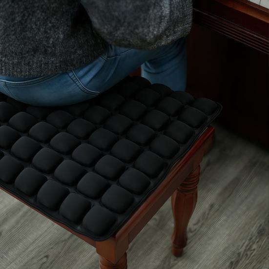 Inflatable Air Cushion for Office Chair Portable TPU Seat Pad with Built-in Pump Foldable Hip Support