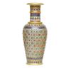 Designer Decorative Marble Flower Vase | Round Shape Beautiful Sea Color Rajasthani Meenakari Handpainted Work Showpiece Vases for Home
