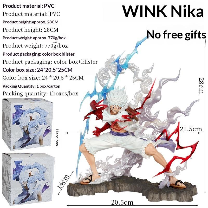 Фигурки Премиум-Качества One Piece Wink Gk Grip Thunder Пятая Передача Ника Луффи Модель Аниме Фигурка Для Фанатов И Коллекционеров