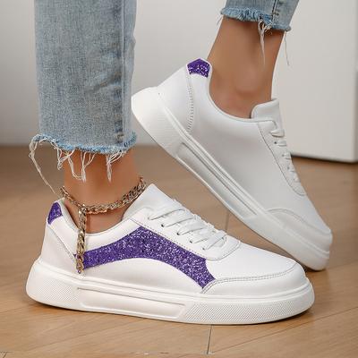 Женская повседневная спортивная обувь, повседневная низкая обувь на шнуровке для ходьбы, подходит для повседневной жизни и занятий спортом на открытом воздухе