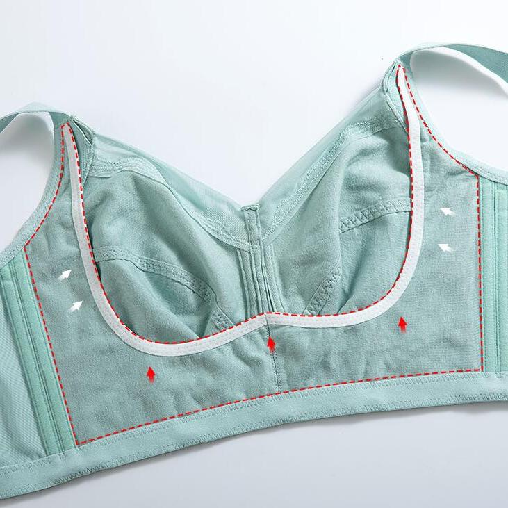 Non-padded Wireless Womens Full Coverage Lace Minimizer Bra Plus Size Adjustable Underwear 75 80 85 90 95 100 105 B C D E F