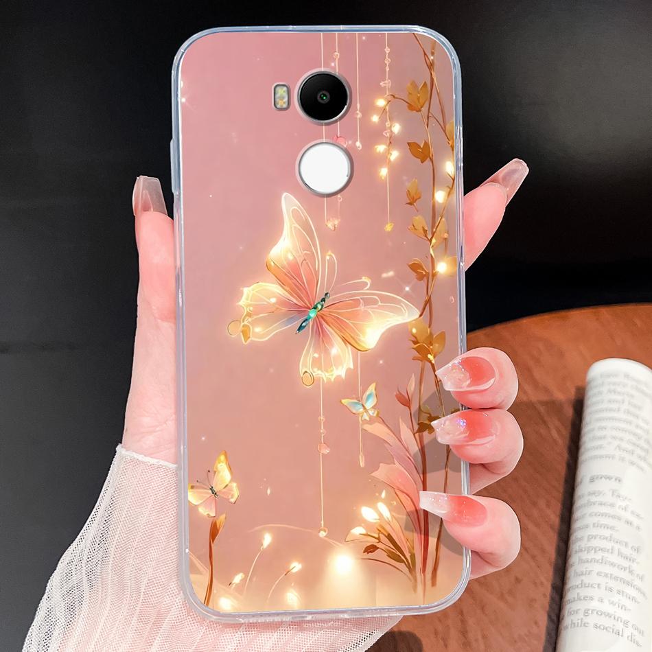 Чехол для телефона Redmi 4 Pro 4A 4X С узорами бабочек Мягкий тонкий ТПУ Прозрачная силиконовая задняя крышка Для Redmi4 Легкий корпус