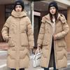 Winter Women Jacket Long Parkas Female Down Cotton Hooded Overcoat Thick Warm Jackets Windproof Casual Student Coat