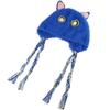 Japanese Cute and Funny Little Monster Plush Knitted Hat for Women Autumn and Winter Warm Ear Protection Bag Head Hat Versatile Lei Feng Hat