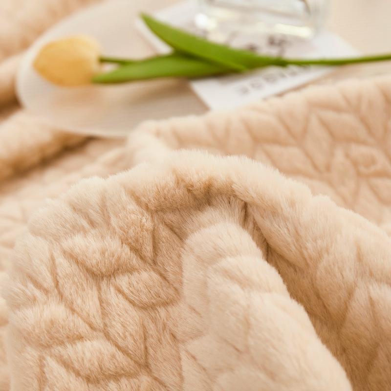 Пшеничный кролик плюшевый плед весенне-осенний двойной машинная стирка покрывало детское общежитие односпальный плед