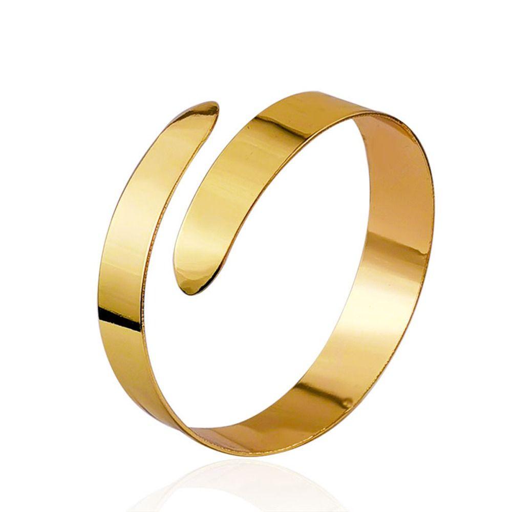 Zinc Zinc Alloy Wide Open Arm Cuff Hollow Out Exaggerated Bangle Cuff Bangle Bracelets for Women  Party