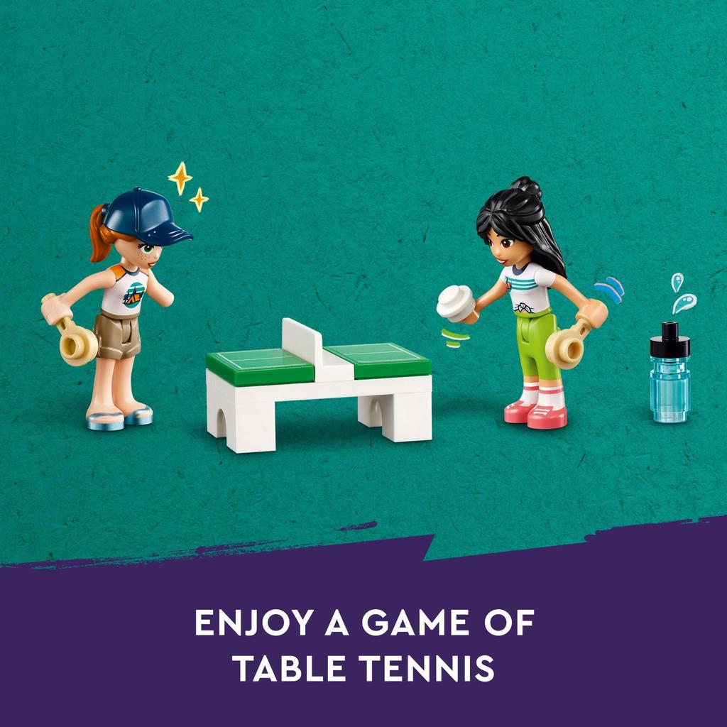 LEGO Друзья Приключенческий лагерь Водные виды спорта Игрушка для отдыха на открытом воздухе Конструктор Игровой подарок для девочек и мальчиков в возрасте Игрушка для кемпинга включает в себя 3 мини-кукольных персонажа и