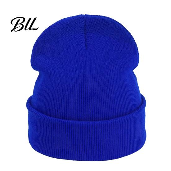 Casual Autumn Winter Headwear Unisex Solid Color Knit Beanies, Classic Slouchy Skull Cap for Winter, Warm Head Protection Gear Men Women, Soft Thermal
