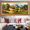 5d Diamond Painting Full Drill Living Room Large Garden Landscape Scenery Flowing Money Diamond Embroidery Mosaic Art New Cross Stitch