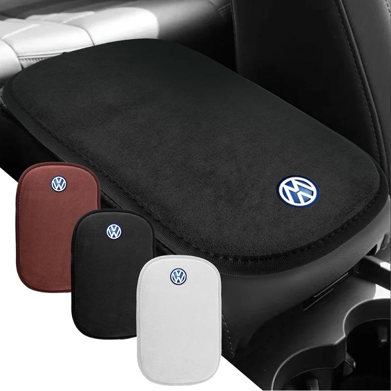 Hub Caps Car Armrest Cover Mat Center Console Arm Rest Protection Cushion For Volkswagen VW Golf Rline TDI Passat Polo Tiguan Sc xa7