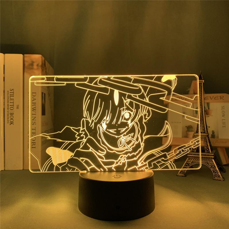 Аниме Re Zero Starting Life In Another World светодиодный ночник красочные цвета меняющие сенсорный пульт дистанционного управления прикроватная лампа крутой подарок для фанатов Re Zero