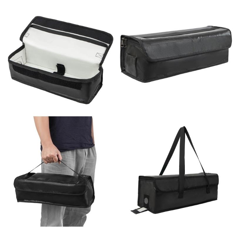 Waterproofs Battery Transport Bag Large Capacity Fireproof Battery Protective Case for Storage Transport Easy To Use