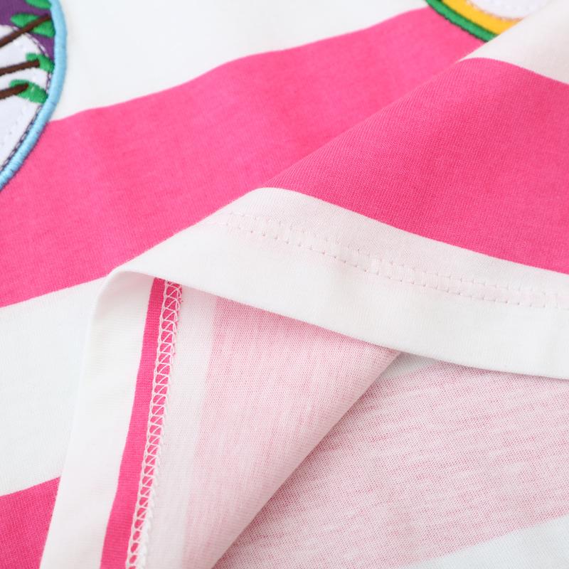 Летнее новое детское платье для девочек, стильное платье для девочек, вышитое платье принцессы с рисунком